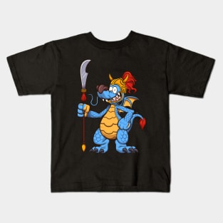 Chinese Dragon Warrior Kids T-Shirt